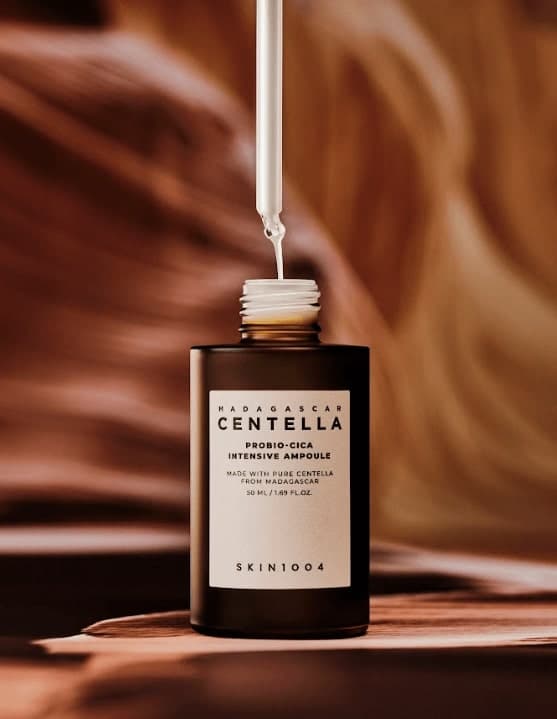 سرم آمپول تسکین دهنده و ترمیم کننده پوست پروبیو سیکا اسکین1004 CENTELLA PROBIO-CICA INTENSIVE AMPOULE مناسب انواع پوست حجم 95 میلی لیتر — تصویر ۴