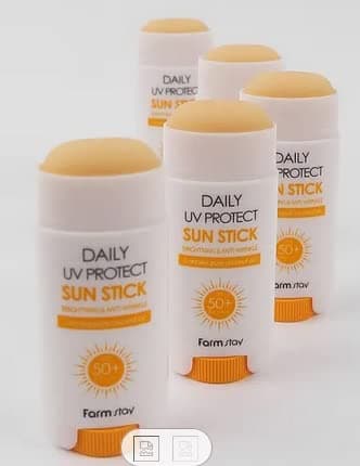 ضد آفتاب استیکی فارم استی Farmstay Daily UV Protect Sun Stick SPF50 مناسب انواع پوست وزن 16 گرم — تصویر ۲