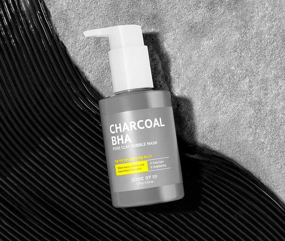 ماسک حبابی زغال و خاک رس سام بای می SOME BY MI Charcoal BHA Pore Clay Bubble Mask مناسب پوست های چرب حجم 120 میلی لیتر — تصویر ۷