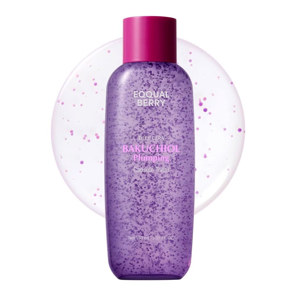 تونرضد چروک و جوانساز باکوچیول پلامپینگ آکوال بریBakuchiol Plumping Capsule Toner مناسب انواع پوست باحجم 150میلی لیتر