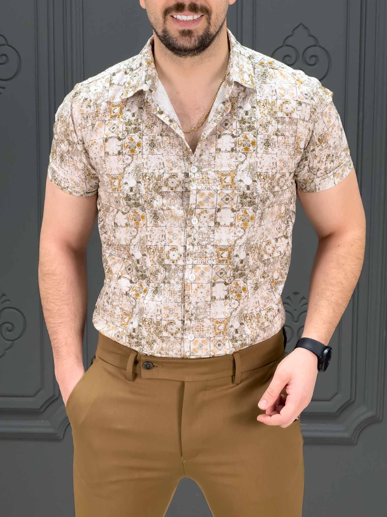 پیراهن 041503 هاوایی Bershka — تصویر ۲
