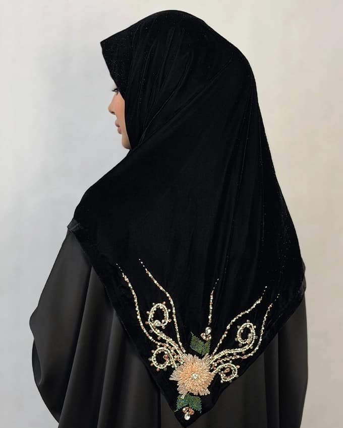 روسری مخمل ونوس ایتالیا زرنوش
