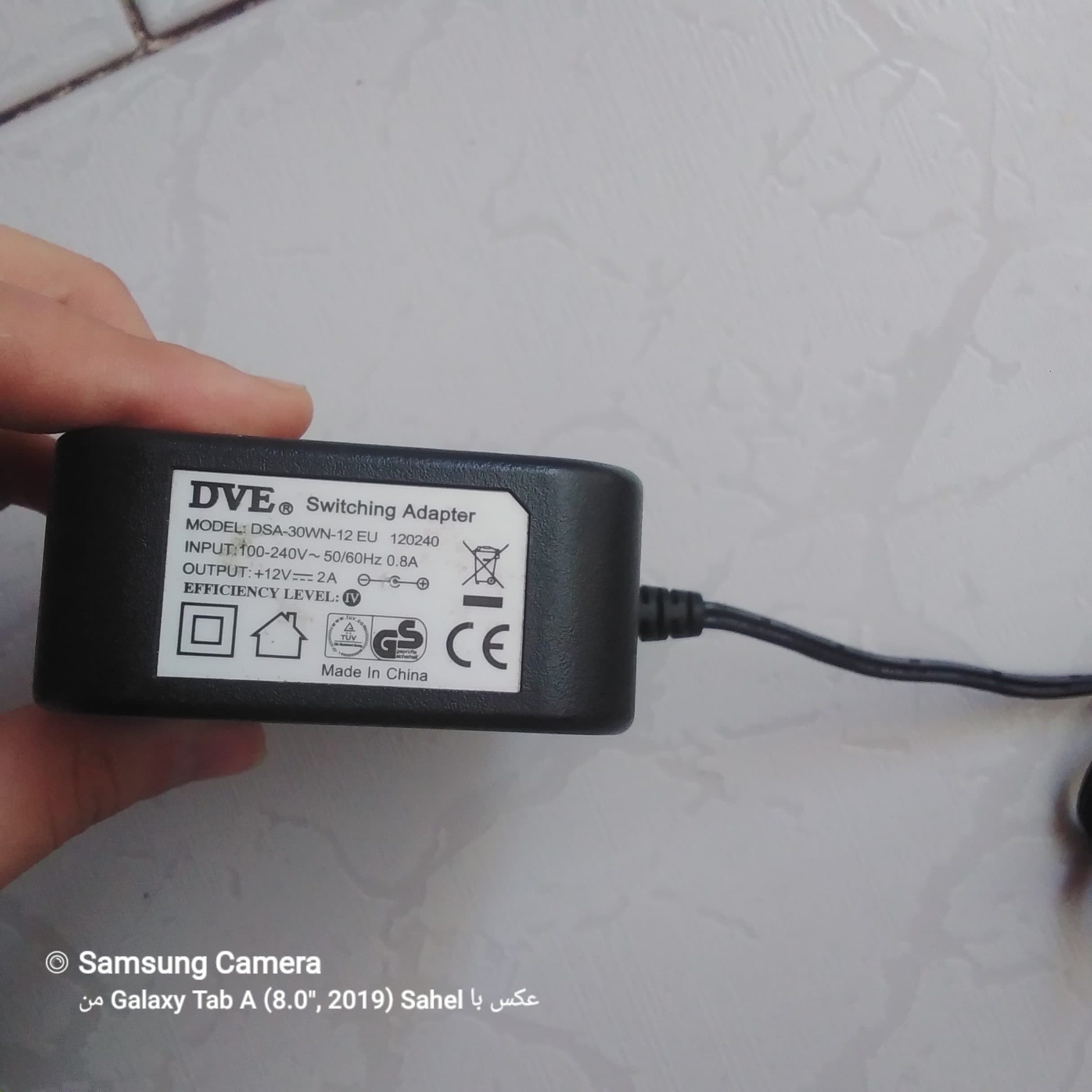 آداپتور ۱۲ ولت ۲آمپر اصلی سنگین — تصویر ۲