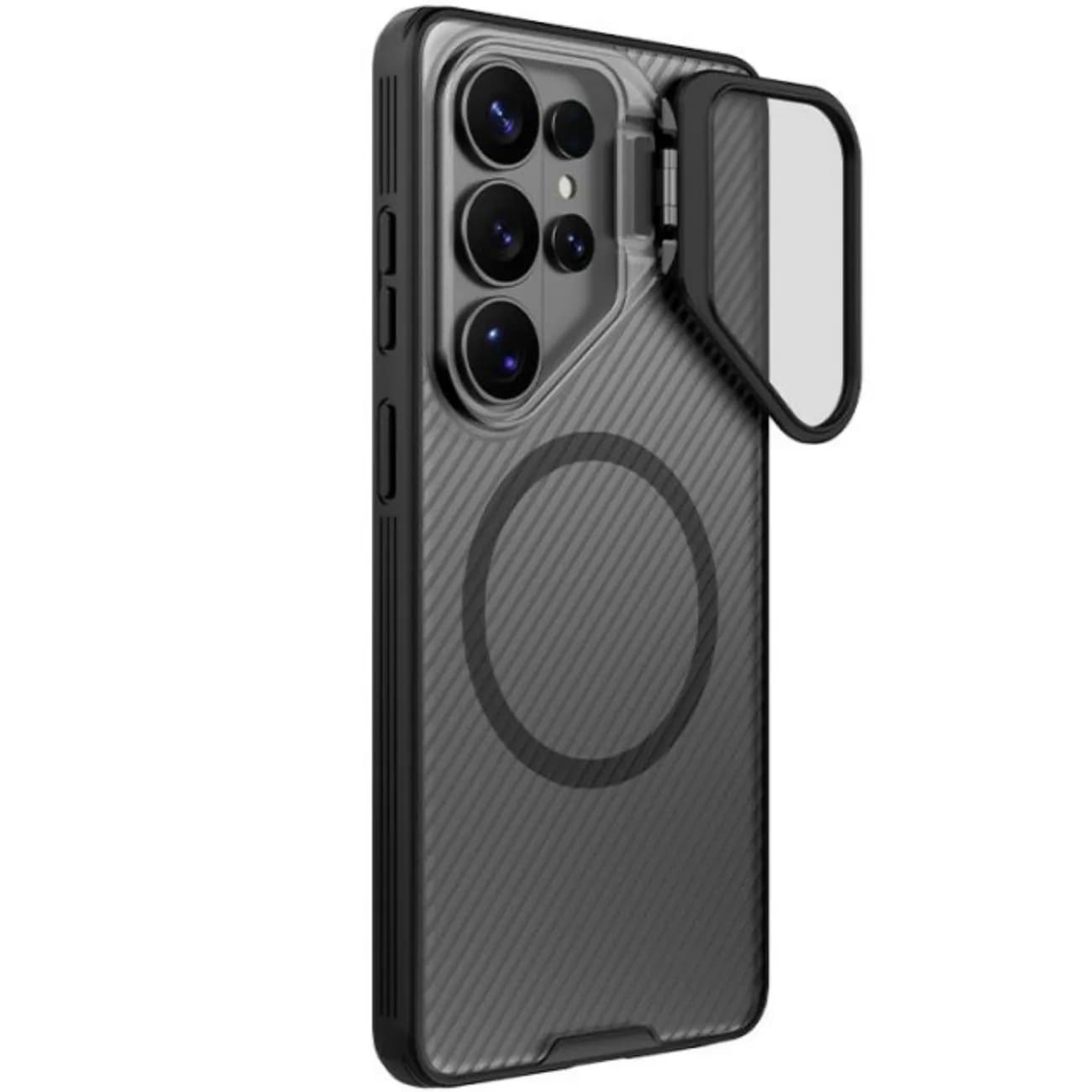 قاب نیلکین Nillkin سامسونگ گلکسی S26 اولترا مدل CamShield Prop Magnetic Clear — تصویر ۸