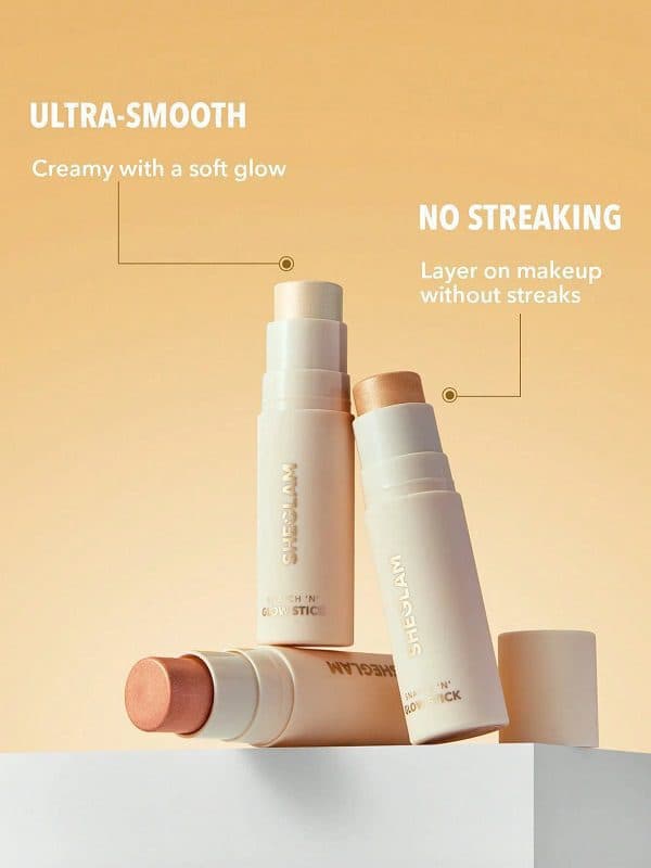 هایلایتر استیکی SNATCH ‘N’ GLOW رنگ VANILLA FROST شیگلم SHEGLAM — تصویر ۴