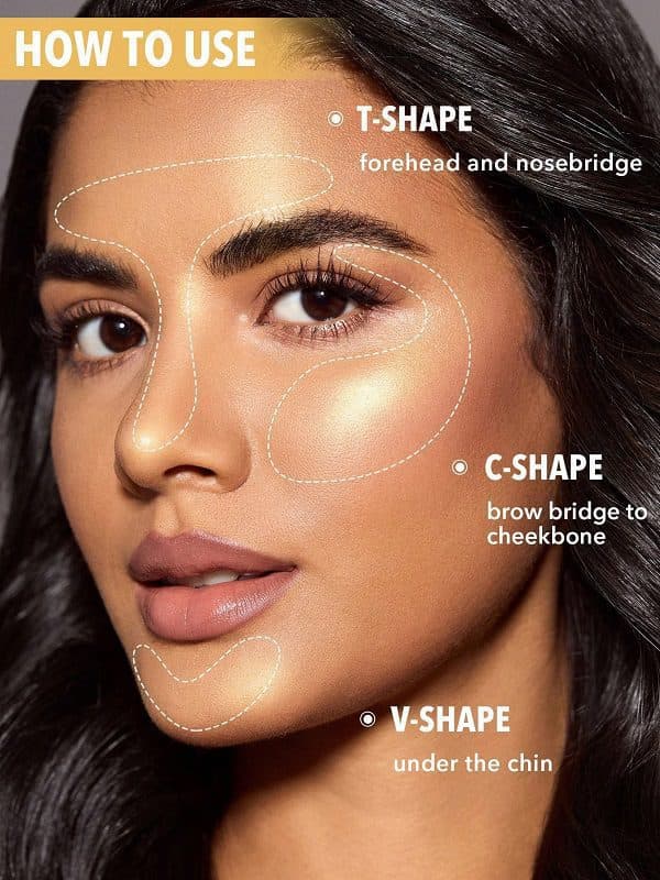 هایلایتر استیکی SNATCH ‘N’ GLOW رنگ VANILLA FROST شیگلم SHEGLAM — تصویر ۵