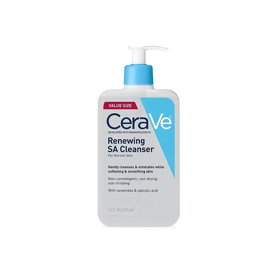 ژل شوینده پوست نرمال سالیسیلیک اسید سراوی مدل Renewing SA Cleanser حجم ۴۷۳ میلی‌لیتر