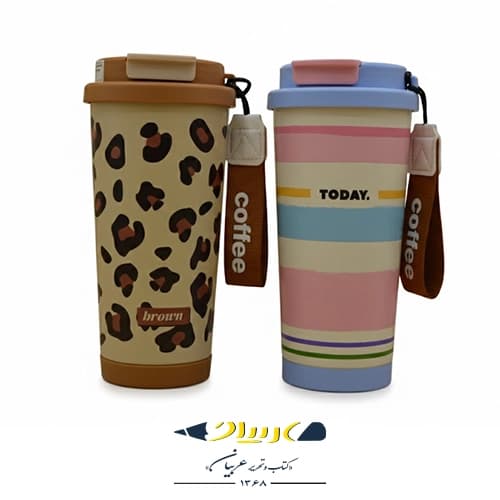 تراول ماگ COFFEE مدل فانتزی | ظرفیت ۵۵۰ میلی‌لیتر — تصویر ۲