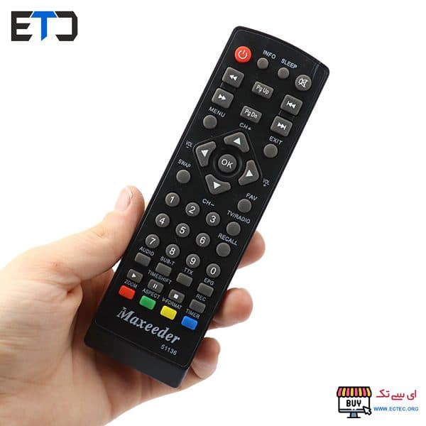 ریموت کنترل گیرنده دیجیتال مکسیدر MX-3 — تصویر ۳
