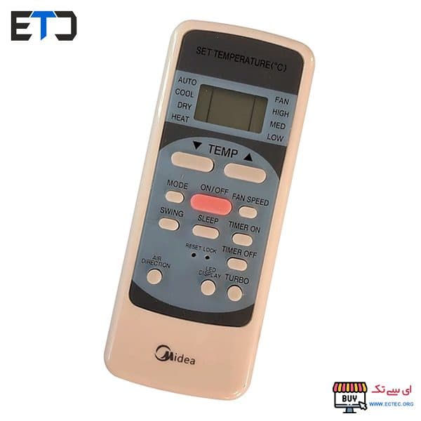 ریموت کنترل کولرگازی مایدیا MIDEA مدل R51M/E — تصویر ۲