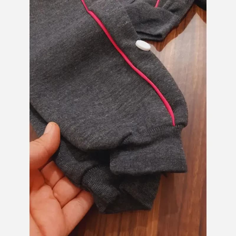 بلوز شلوار دخترانه داخل کرکی طرح لبوبو سایز 40 تا 55 — تصویر ۴
