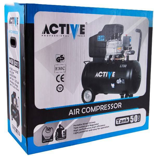 کمپرسور هوا 50 لیتری اکتیو مدل AC1050 — تصویر ۳