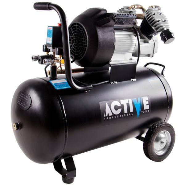 کمپرسور هوای 80 لیتری دو سیلندر اکتیو مدل AC1280 — تصویر ۲