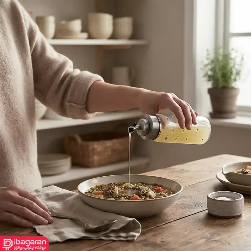 آبلیمو خوری شیشه ای درجه دار ریما — تصویر ۷