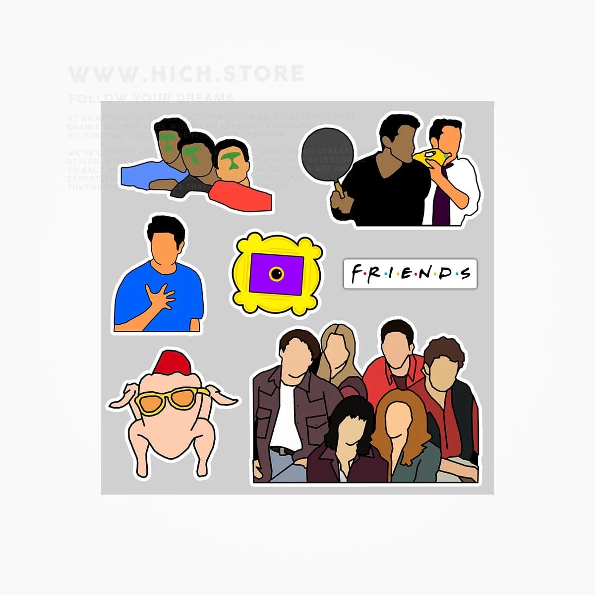 استیکر پک friends — تصویر ۲