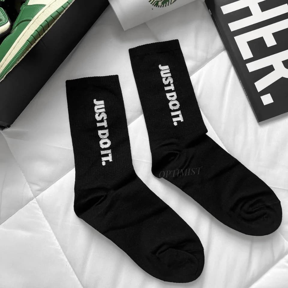 جوراب Just Do It مشکی — تصویر ۳