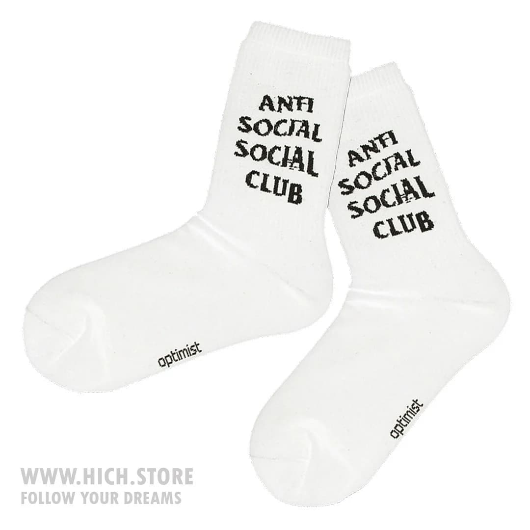 جوراب Anti Social Social Club سفید