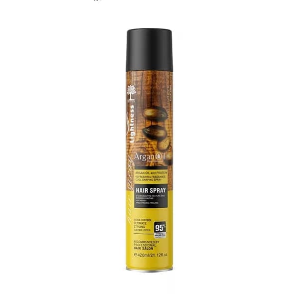 اسپری حالت‌دهنده مو با قدرت حفظ حالت مو پنج لایتنس مدل Salon مناسب برای انواع مو حجم 420 میلی‌لیتر