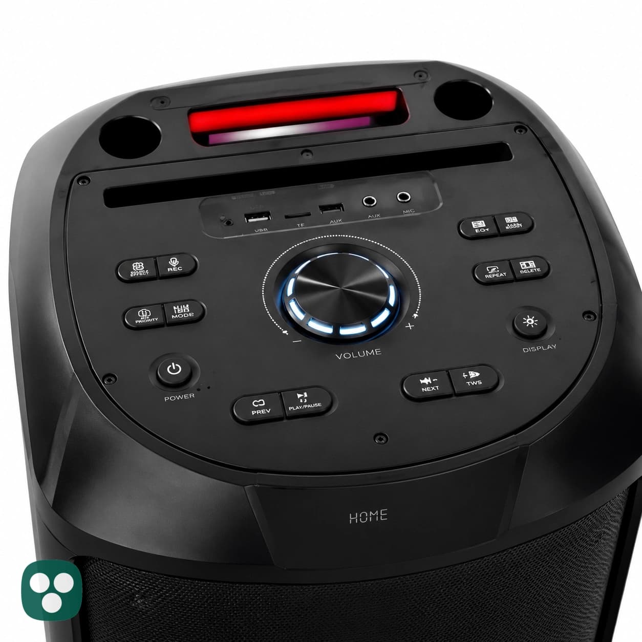 اسپیکر خانگی دو تکه میکرولب مدل DJ_V400 3D light — تصویر ۳