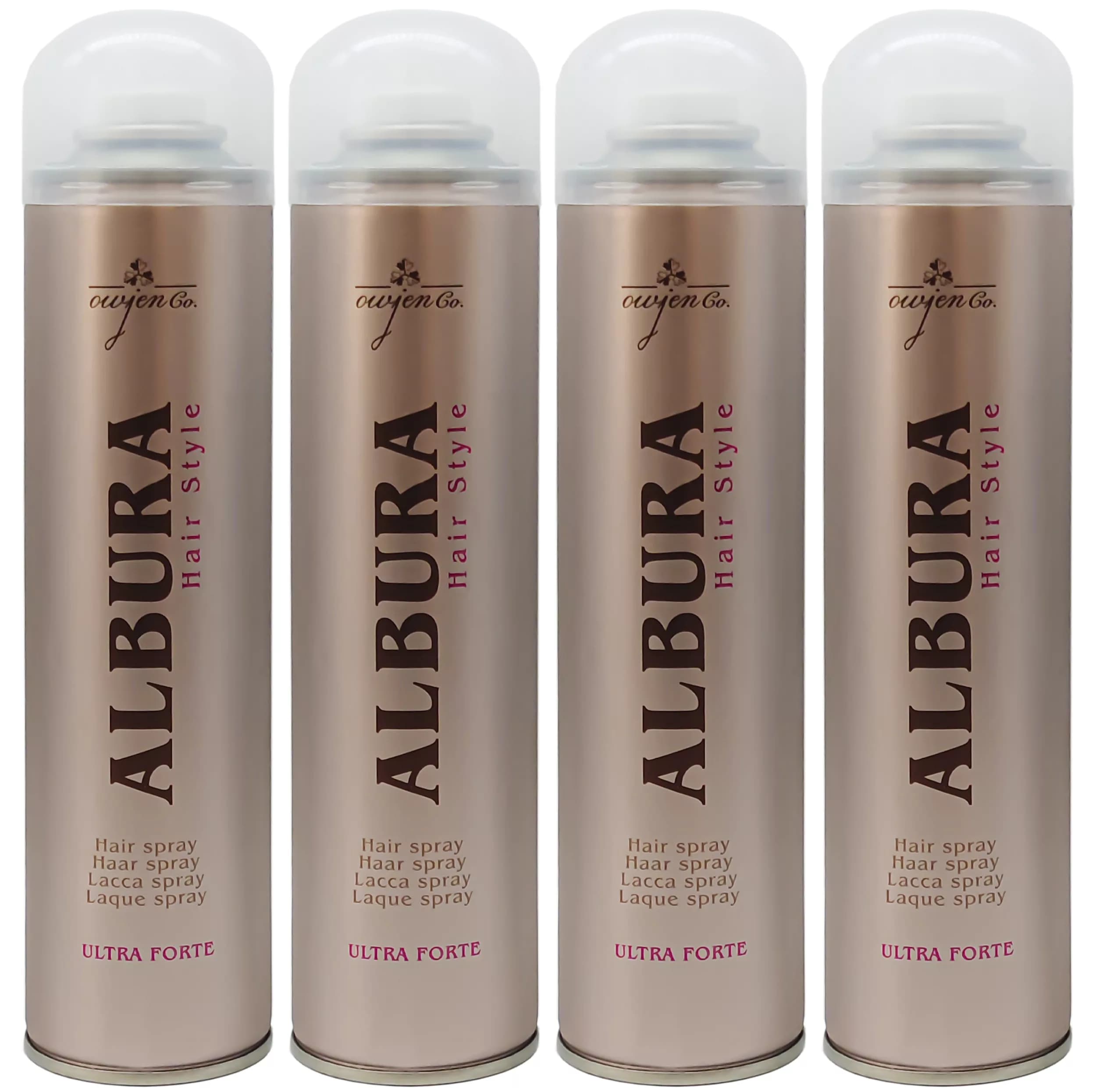 اسپری چسب مو آلبورا مدل Ultra Forte حجم 250 میلی لیتر مجموعه 4 عددی