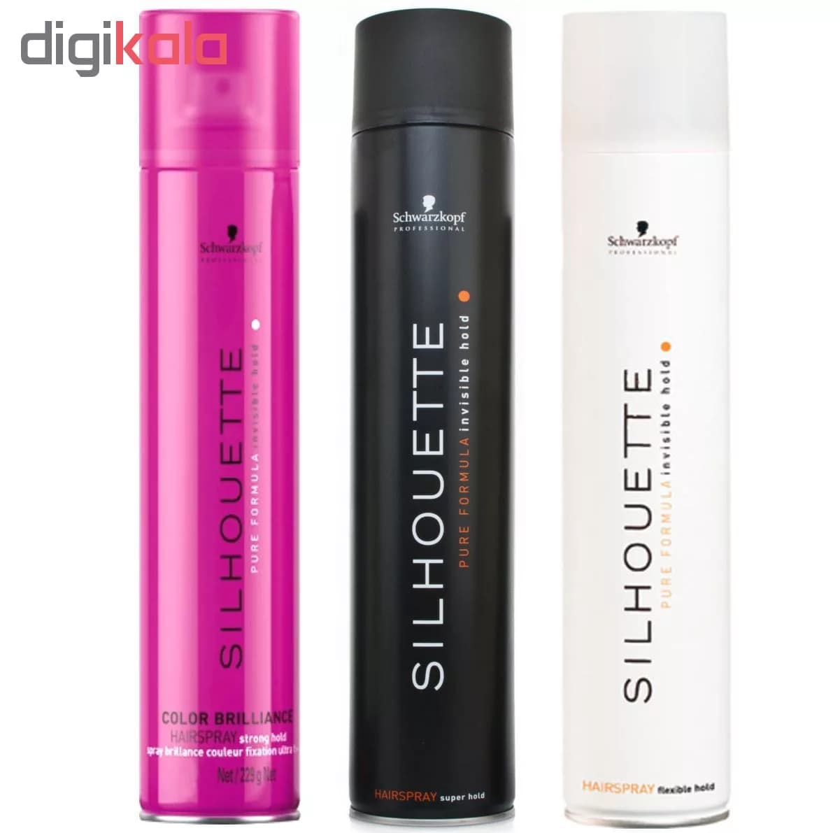 اسپری حالت دهنده مو شوآرزکوف مدل Professional Silhouette Colour Brilliance حجم 750 میلی لیتر — تصویر ۳