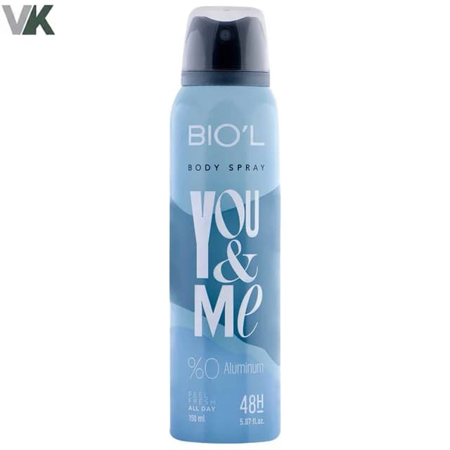 اسپری بدن مردانه YOU & ME (کرید اونتوس) 150 میل بیول شناسه 30100499 — تصویر ۲