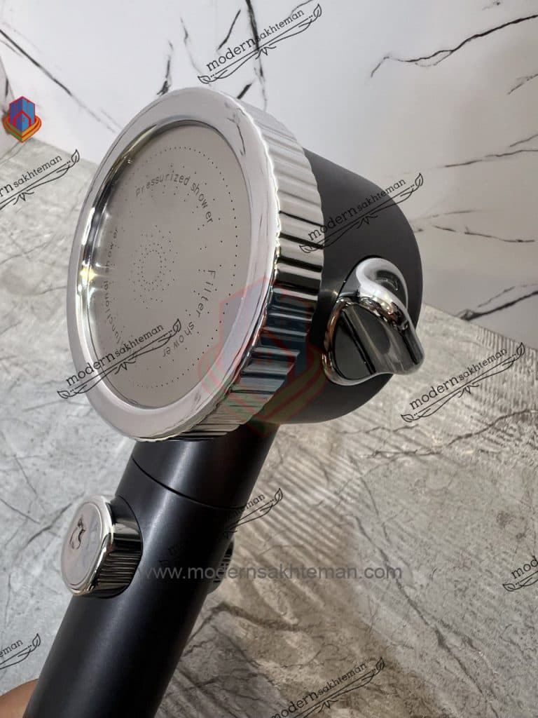 سردوش چند حالته مشکی مات کد G518 — تصویر ۵