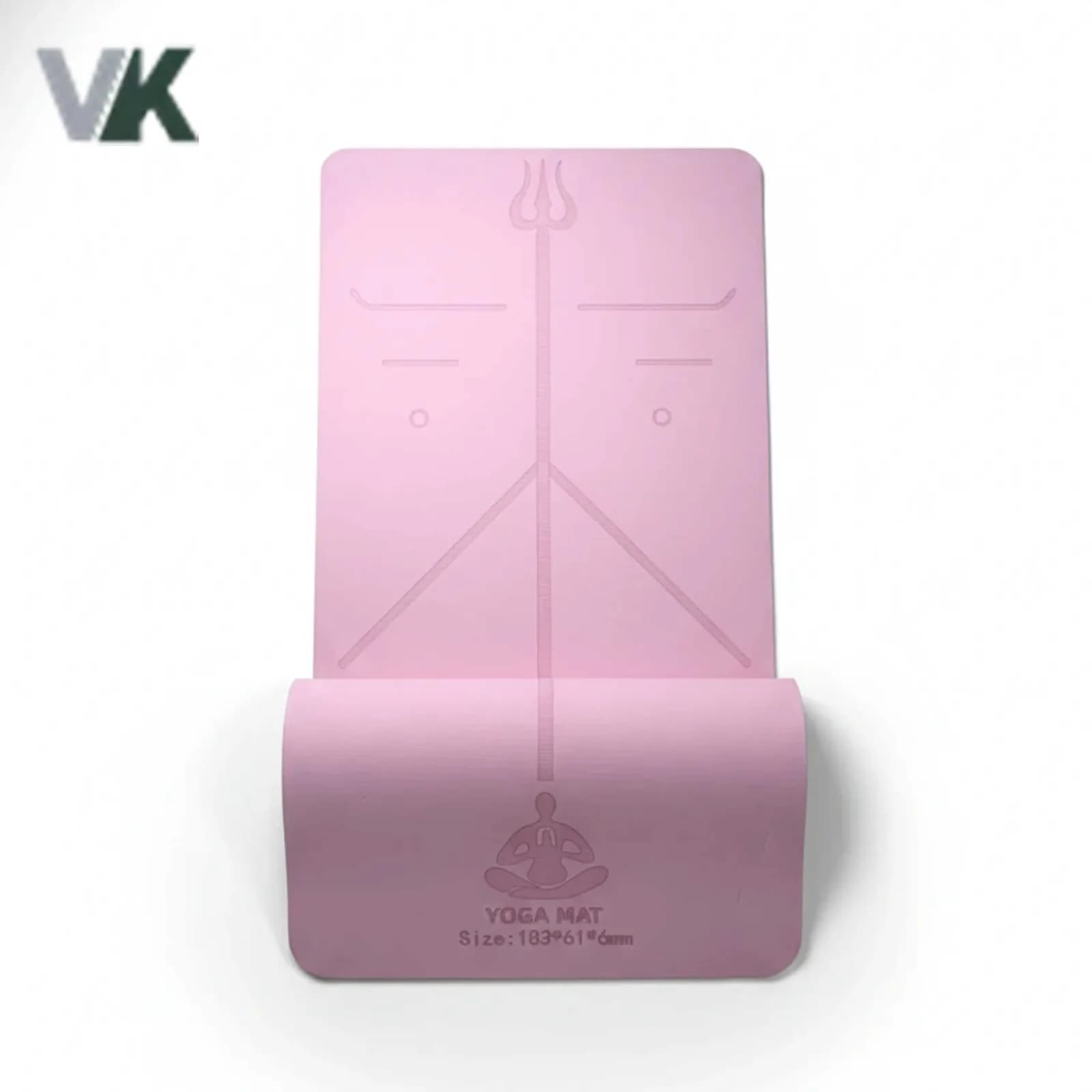 مت یوگا 6 میل TPE خط دار در 8 رنگ شناسه 10100714