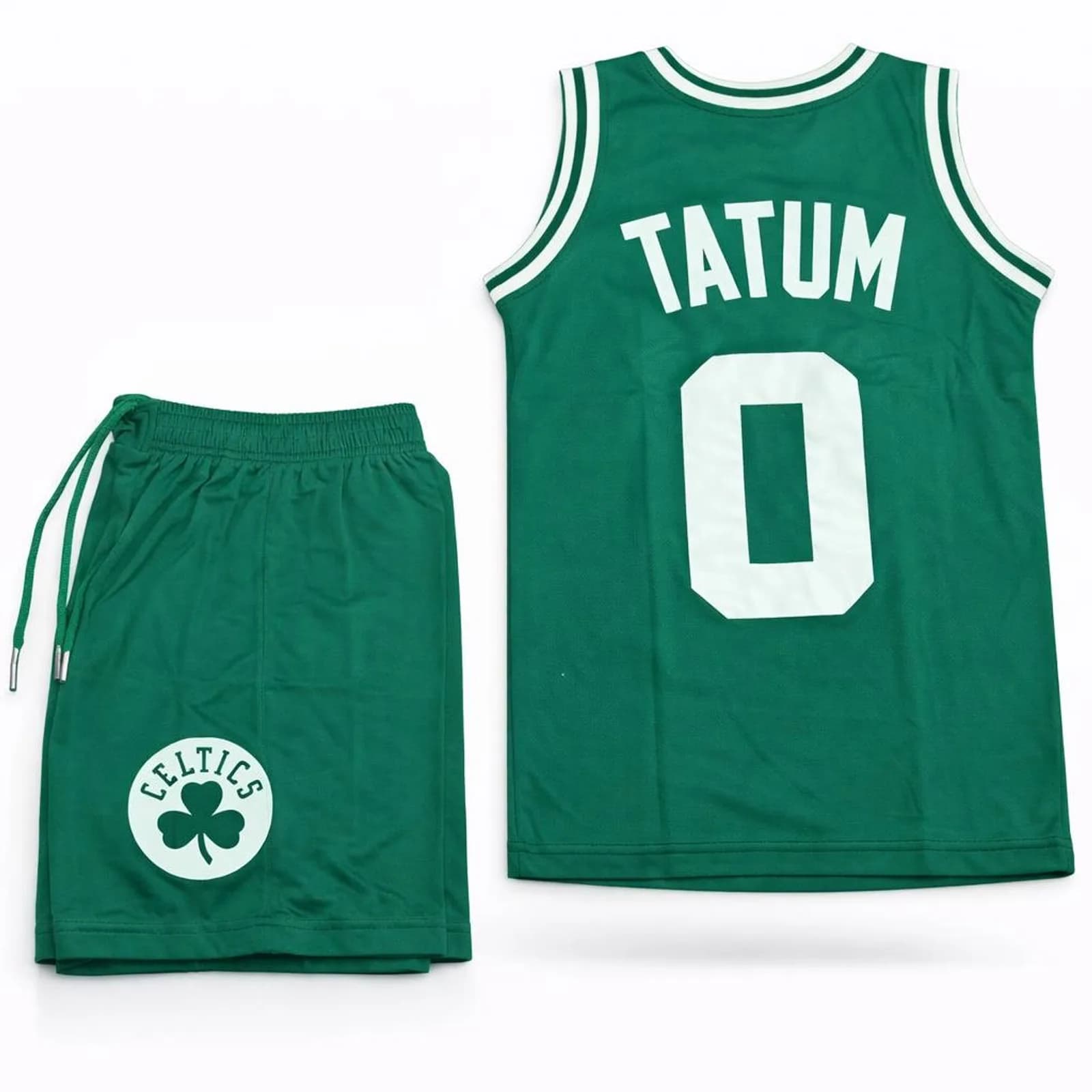 ست لباس بسکتبالی بچه گانه BOSTON شماره 0 بازیکن TATUM رنگ سبز شناسه 10100648 — تصویر ۲