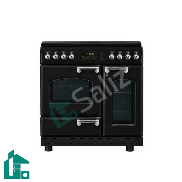 اجاق گاز تاکنو سه فر مدل رومانو Romano-BB-CHROME مشکی دستگیره کروم