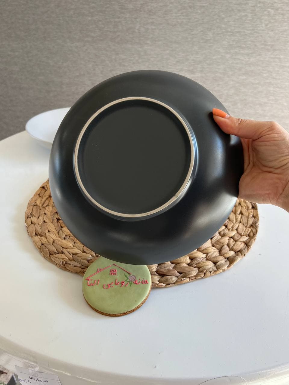 سرویس غذاخوری 20 پارچه طرح ایکیا home zaza- رنگ طوسی مشکی — تصویر ۳