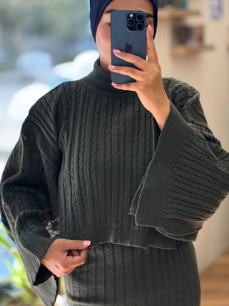 ست سارافون و رویه ی بافت _8322 — تصویر ۵