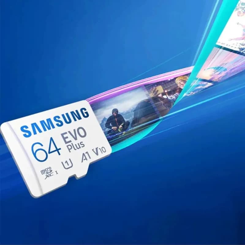 کارت حافظه سامسونگ Evo Plus 64GB microSDXC A1 V10 ظرفیت 64 گیگابایت — تصویر ۲