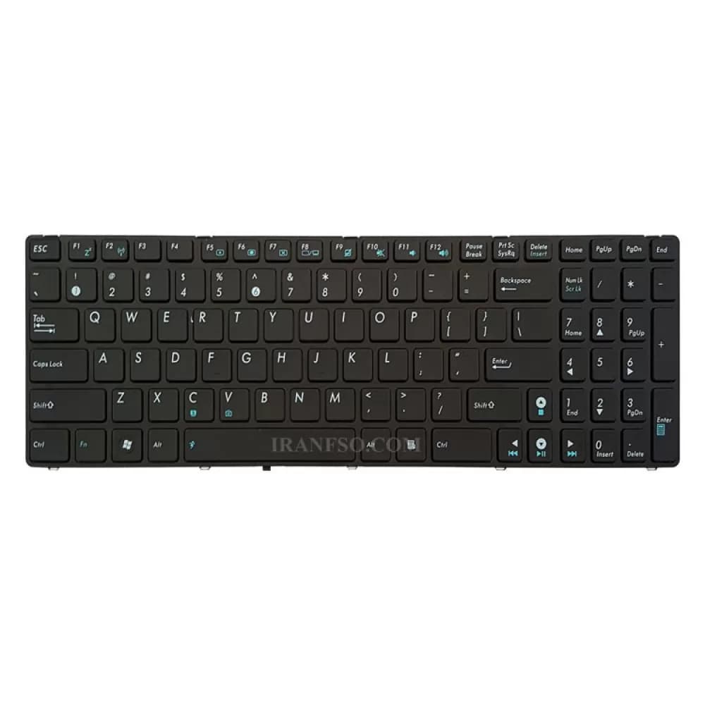 کیبرد لپ تاپ ایسوس K52-K53-N61-UX50 مشکی-بافریم