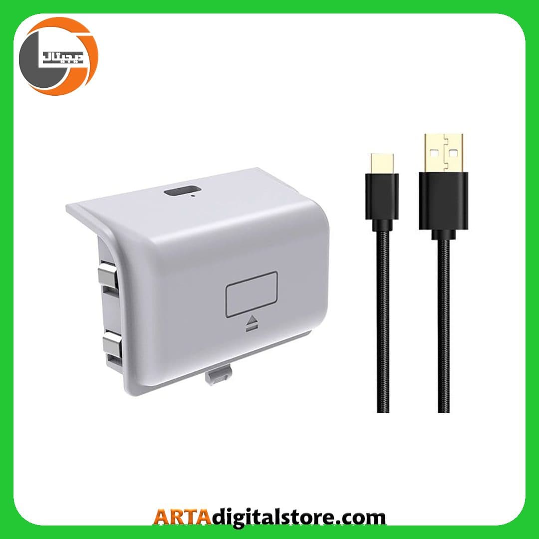 باتری دسته ایکس باکس دابی Battery Pack Dobe TYX-0633 White — تصویر ۳