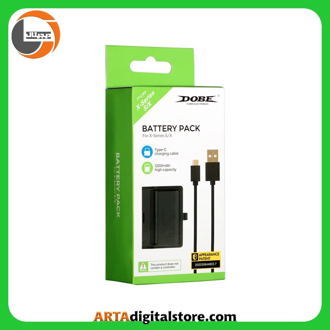 باتری دسته ایکس باکس دابی Battery Pack Dobe TYX-0633 White — تصویر ۲