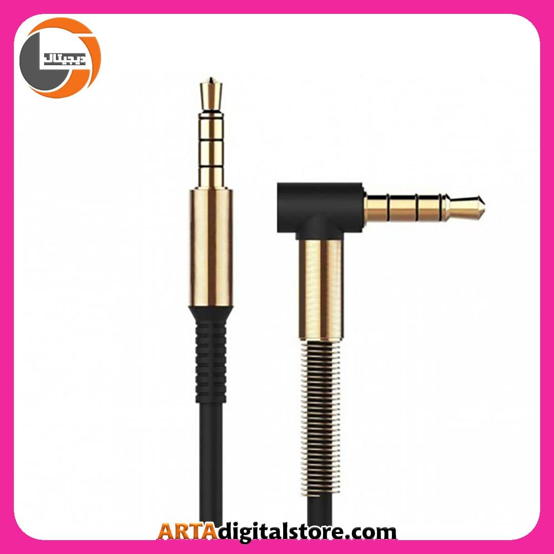 کابل AUX تسکو TSCO TC90 Black یکسر L — تصویر ۳