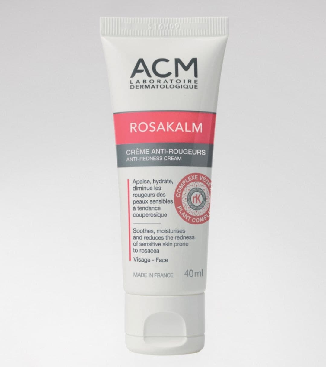 کرم ضد قرمزی و التهاب پوست حساس ای‌سی‌ام روزاکالم – ACM Rosakalm Anti-Redness Cream | 40ml — تصویر ۵
