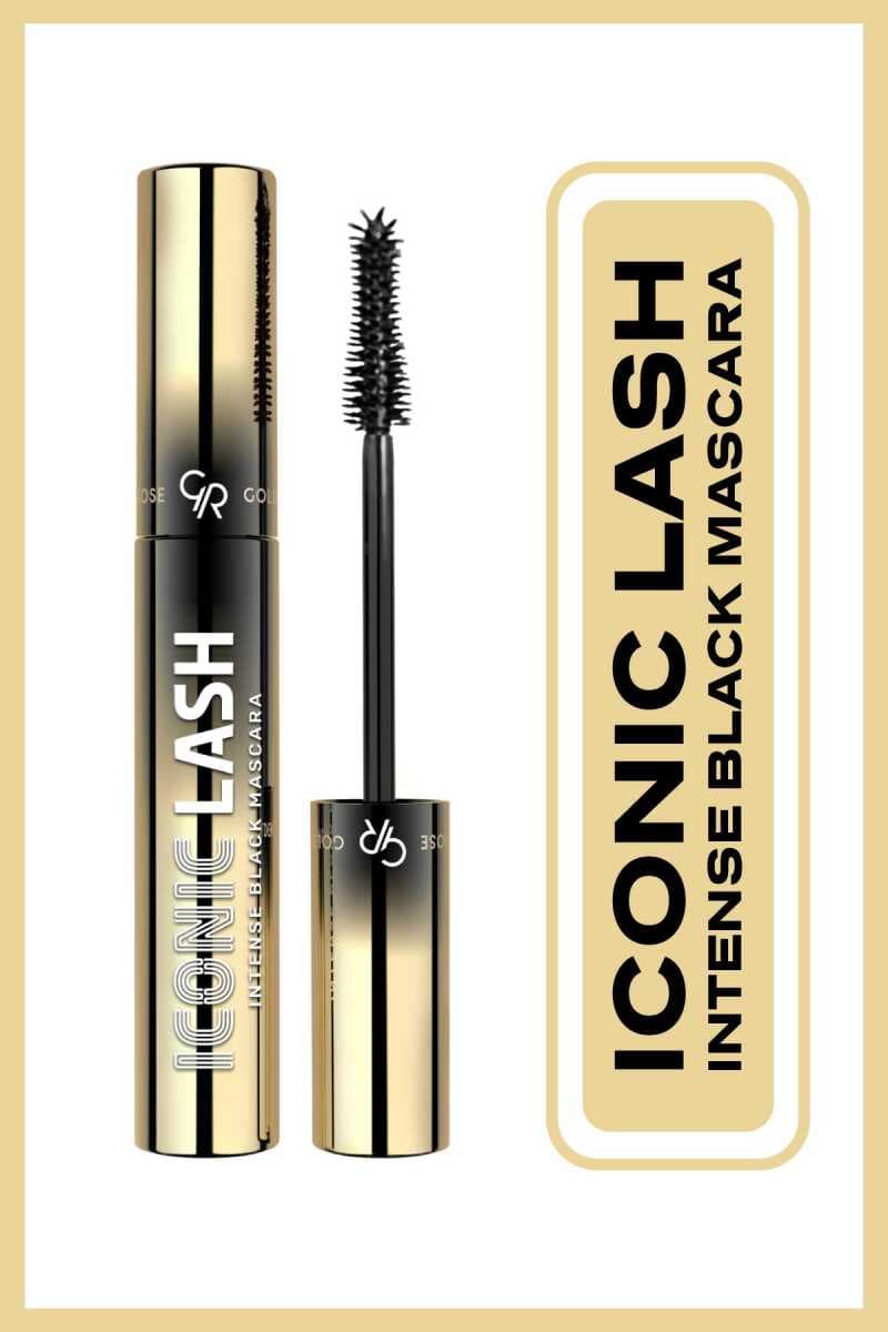 ریمل گلدن رز GOLDEN ROSE مدل آیکونیک Iconic Lash Intense Black حجم 9 میل — تصویر ۲