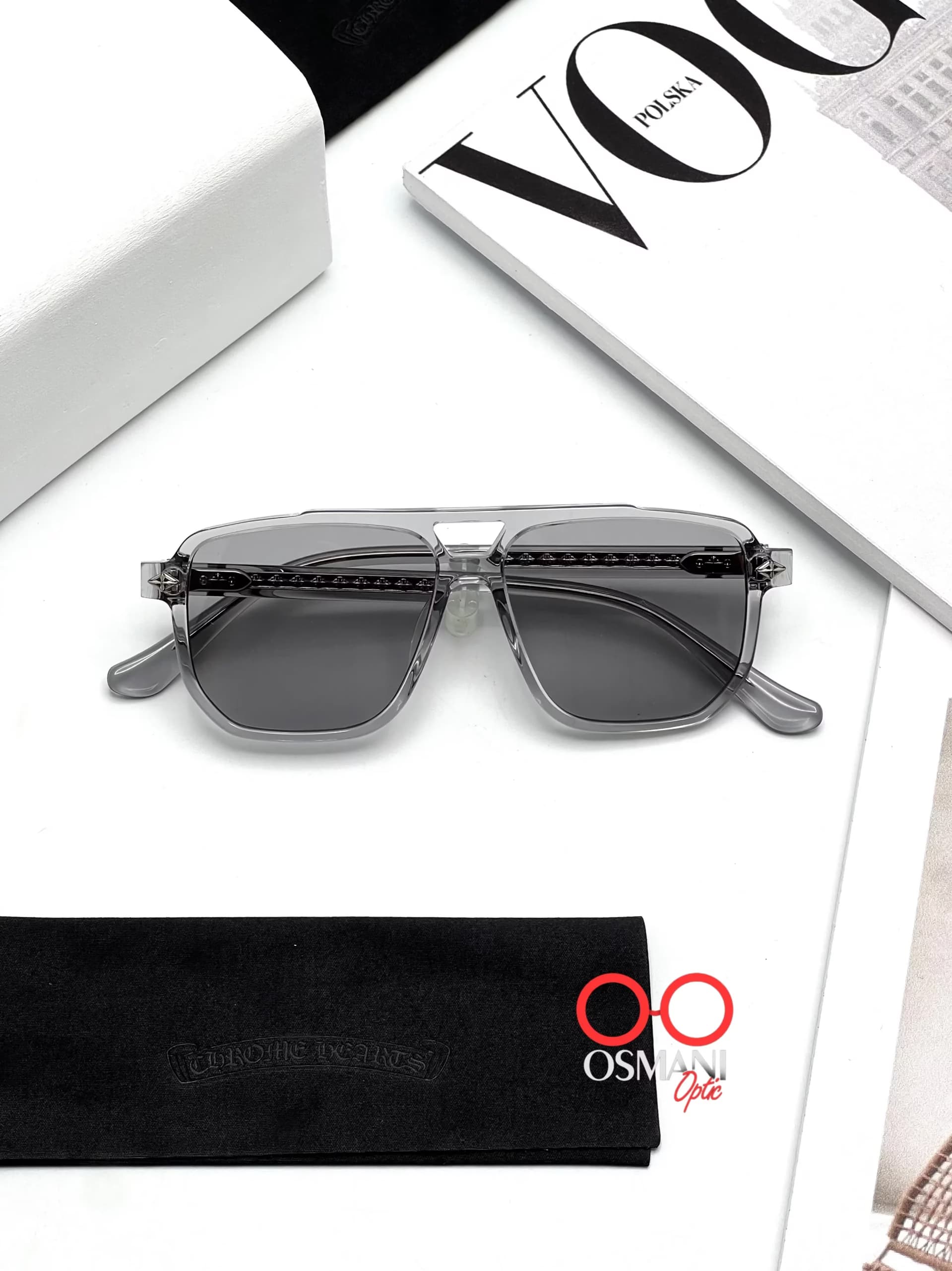 عینک آفتابی اسپرت کروم هرت مدل CHROME HEART CH8168 — تصویر ۵