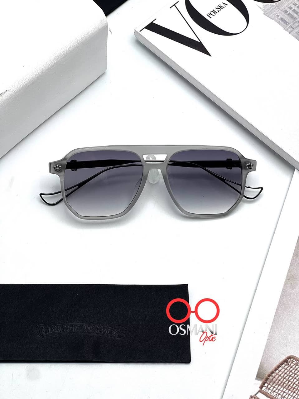 عینک آفتابی اسپرت کروم هرت مدل CHROME HEART HRALIE — تصویر ۵