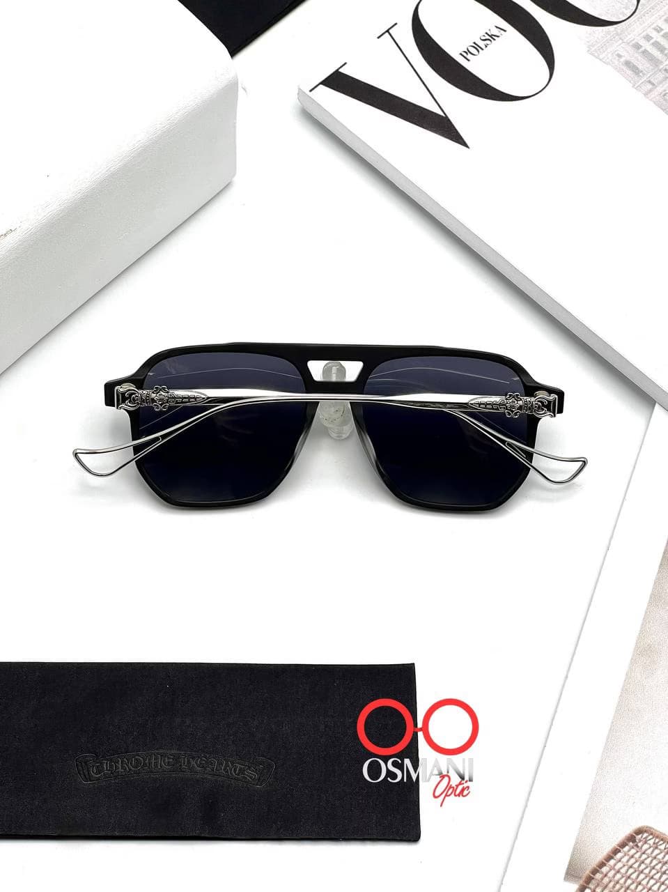 عینک آفتابی اسپرت کروم هرت مدل CHROME HEART HRALIE — تصویر ۳