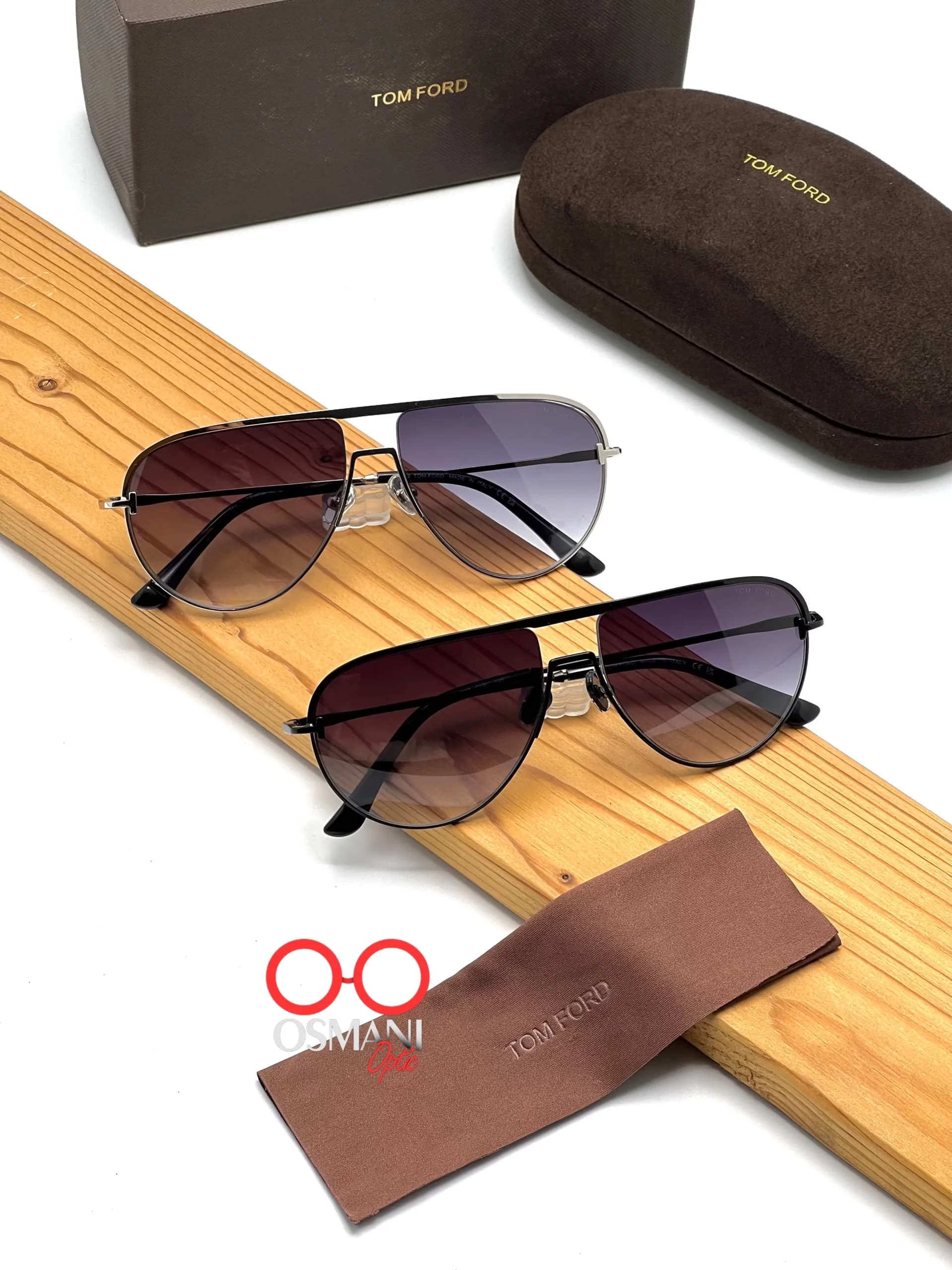 عینک آفتابی مردانه تامفورد مدل Tom Ford TF0924 Theo — تصویر ۸