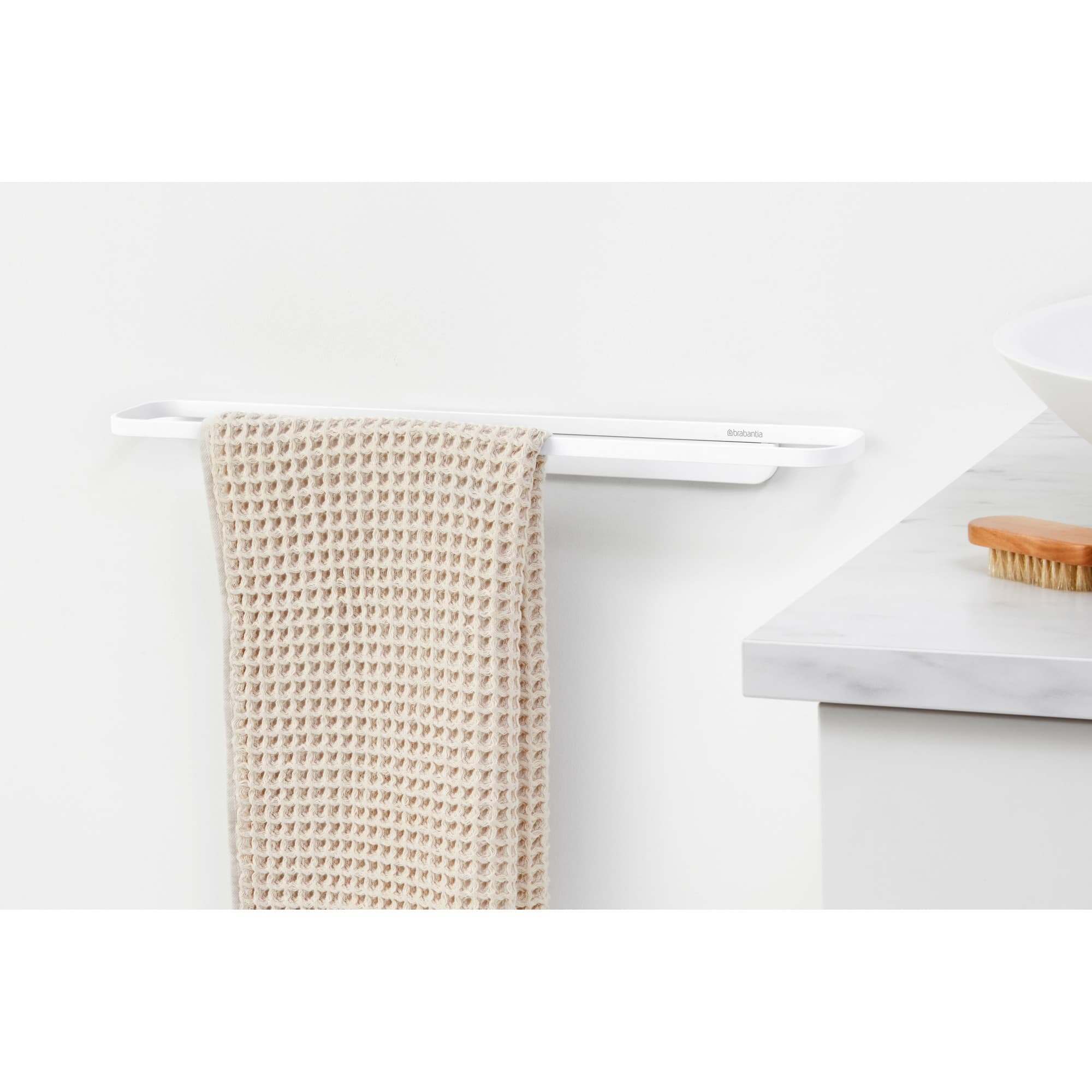 جا حوله ای دیواری مایندست سفید برابانتیا — تصویر ۳