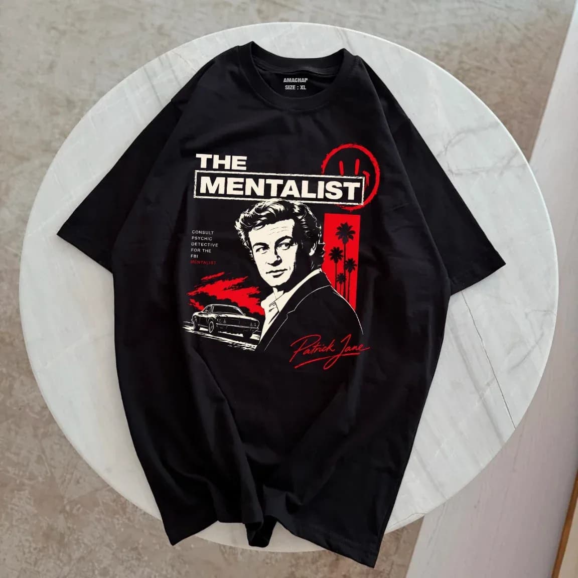 تیشرت طرح The Mentalist مدل Patrik Jane