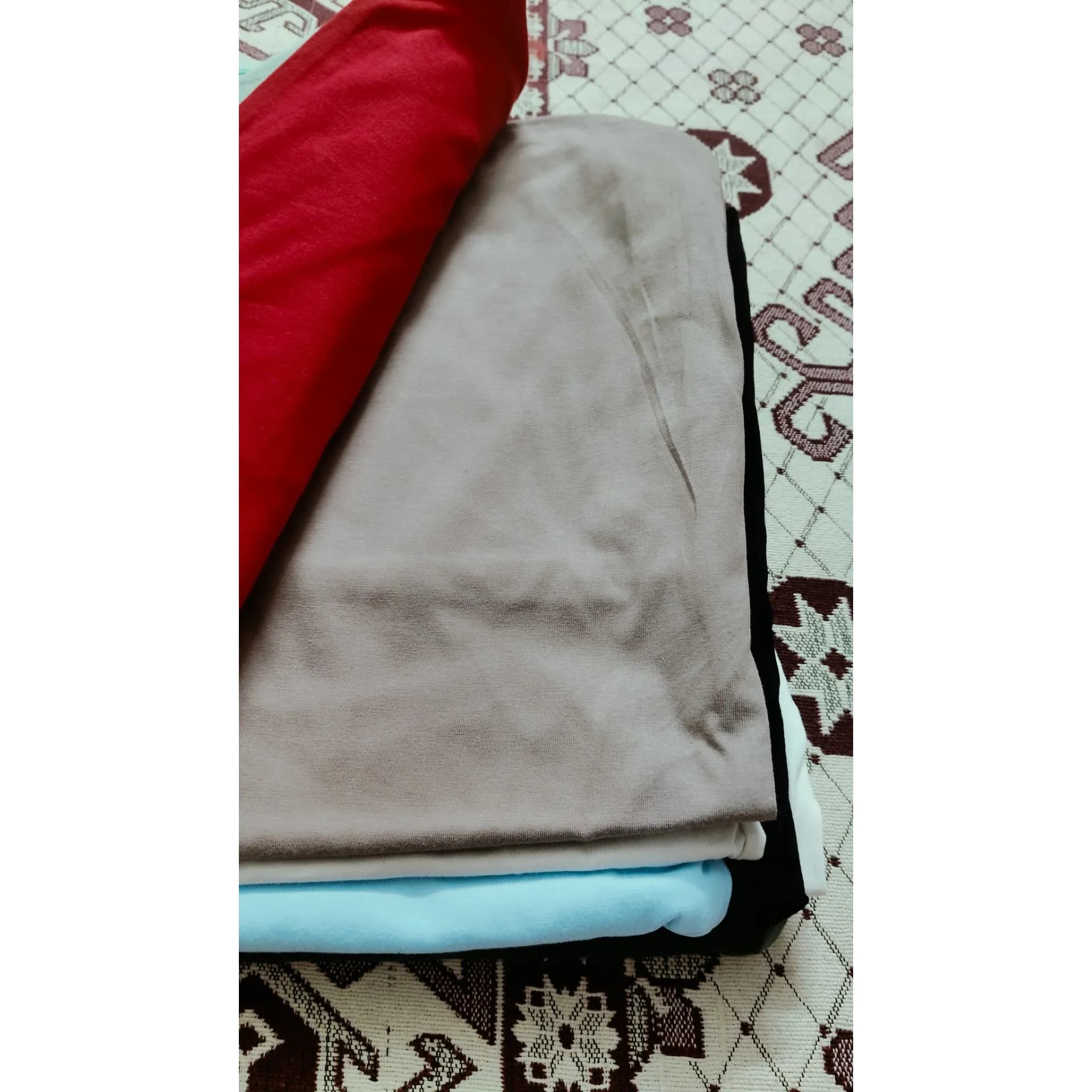 تیشرت دخترانه زنانه باکسی قد 65 سانت — تصویر ۶