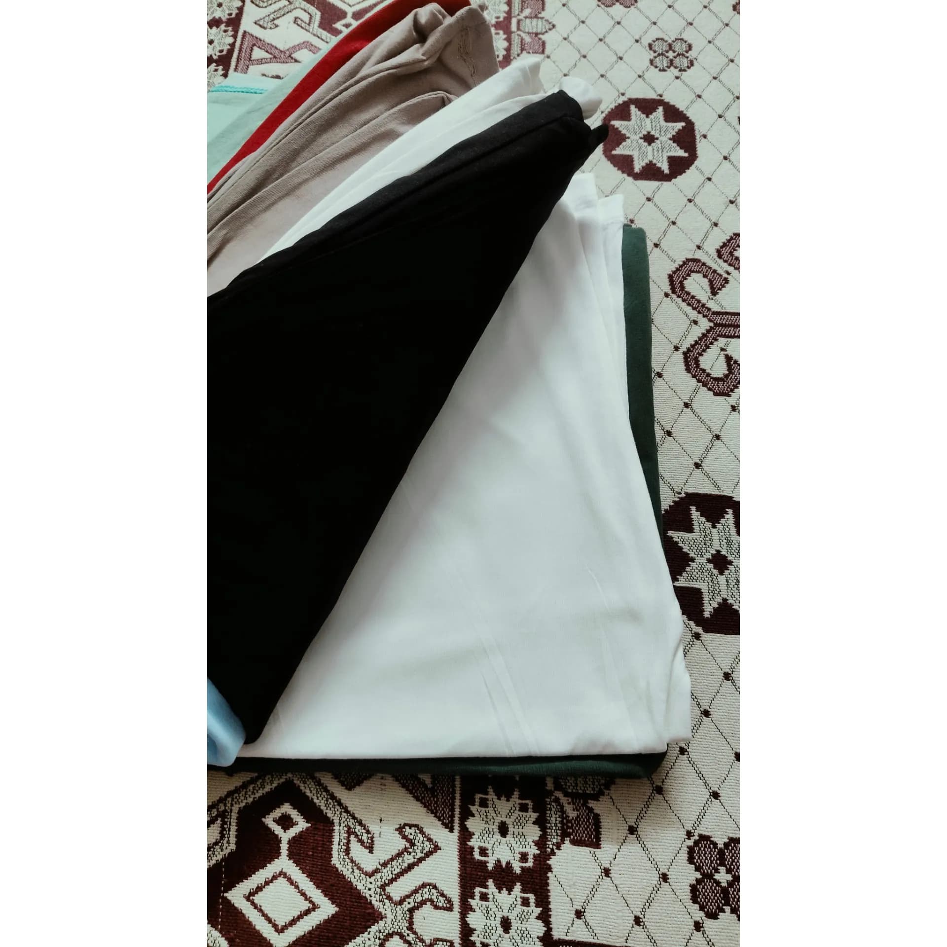 تیشرت دخترانه زنانه باکسی قد 65 سانت — تصویر ۳
