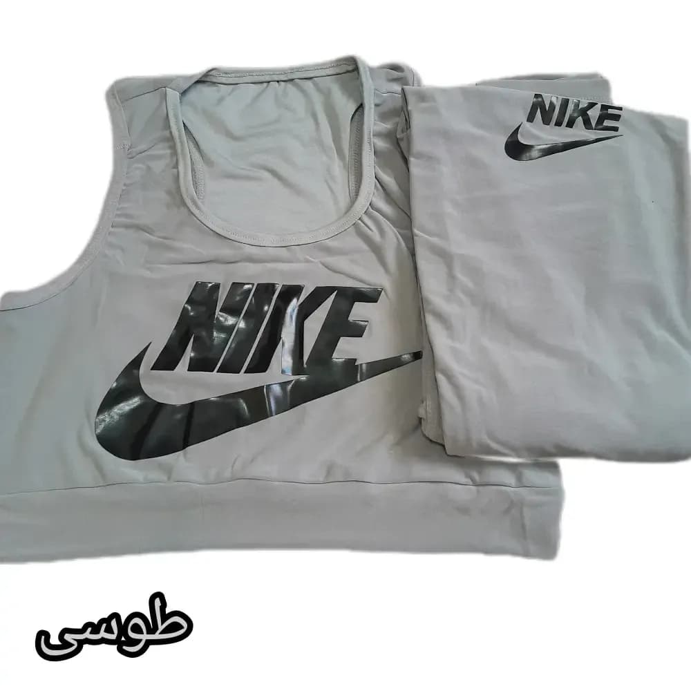 ست نیم تنه و ساپورت ورزشی زنانه جنس فیلامنت فول کش سایز 38 تا 48 — تصویر ۵