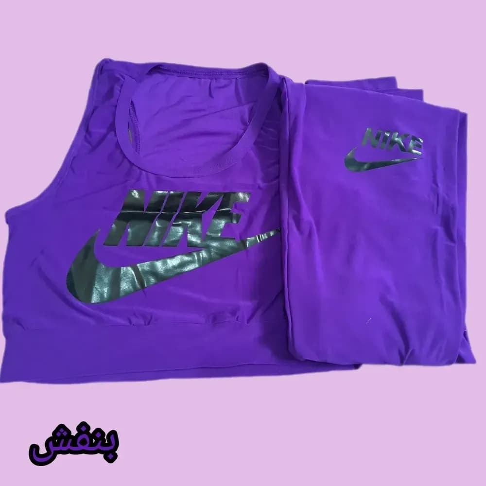 ست نیم تنه و ساپورت ورزشی زنانه جنس فیلامنت فول کش سایز 38 تا 48 — تصویر ۴
