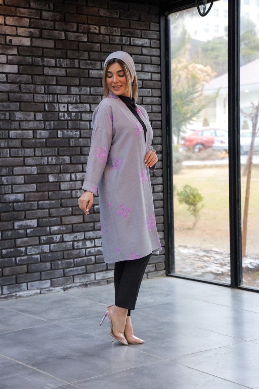 مانتو کنفی چند رنگ — تصویر ۸